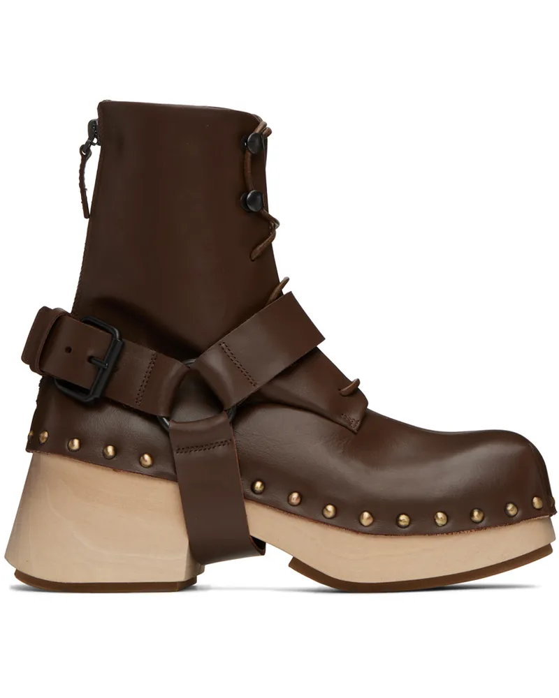 Marsèll Brown Bottone Boots 490