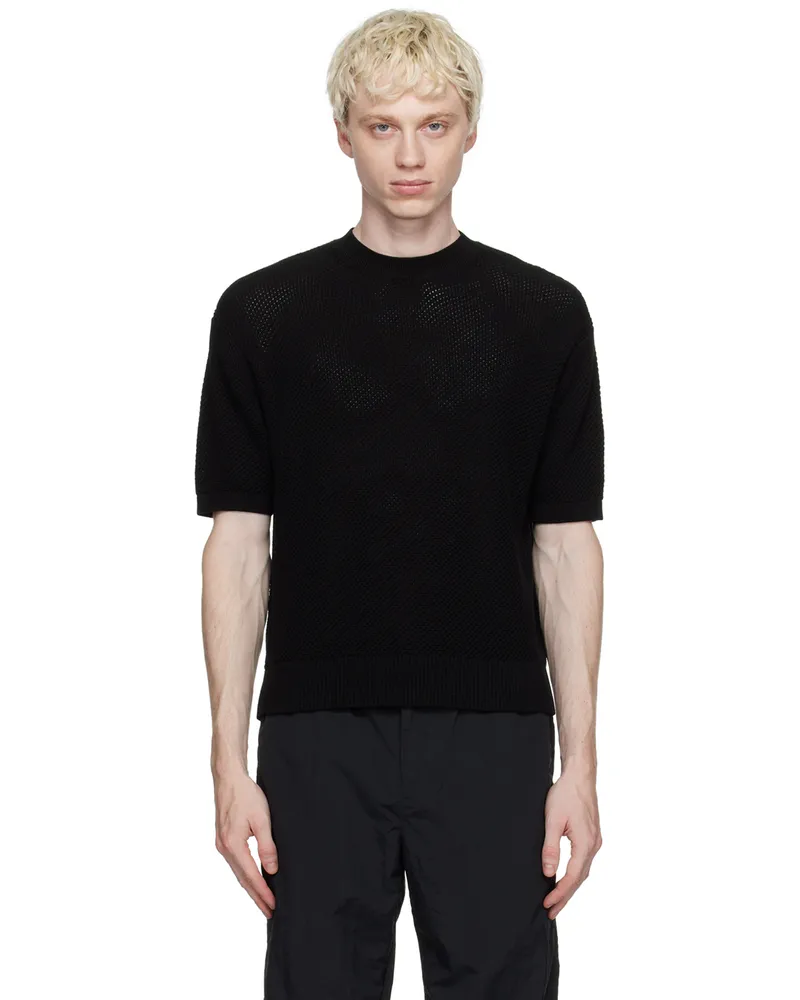 Factor's Black Crewneck Sweater Black