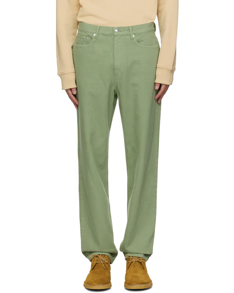 A.P.C. Green Martin Jeans Jab