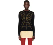 Black Spider Web Cardigan