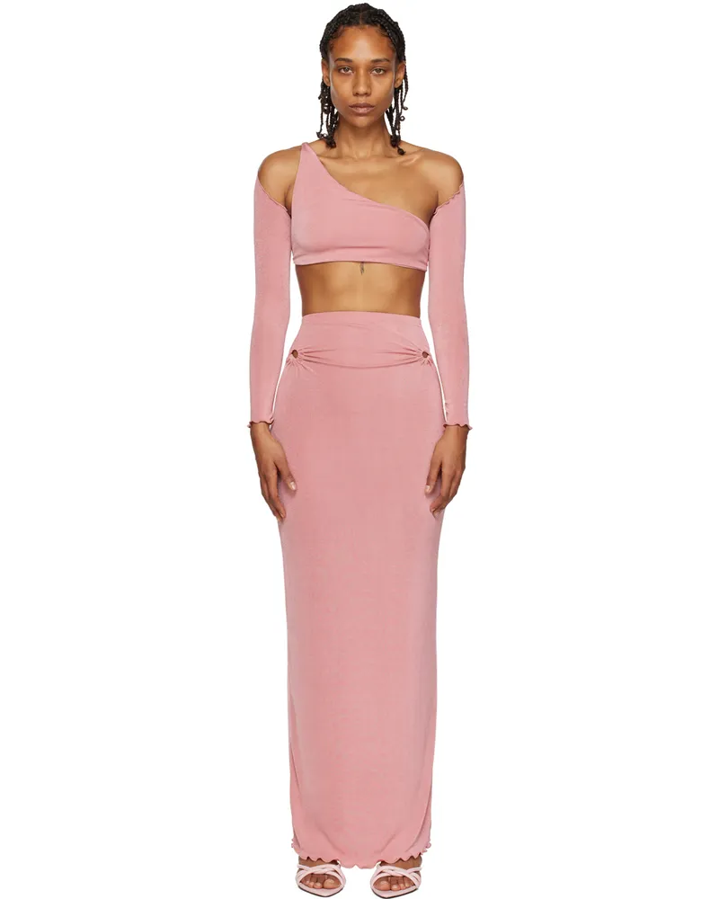 TYRELL SSENSE Exclusive Pink Three-Piece Set Bubblegum