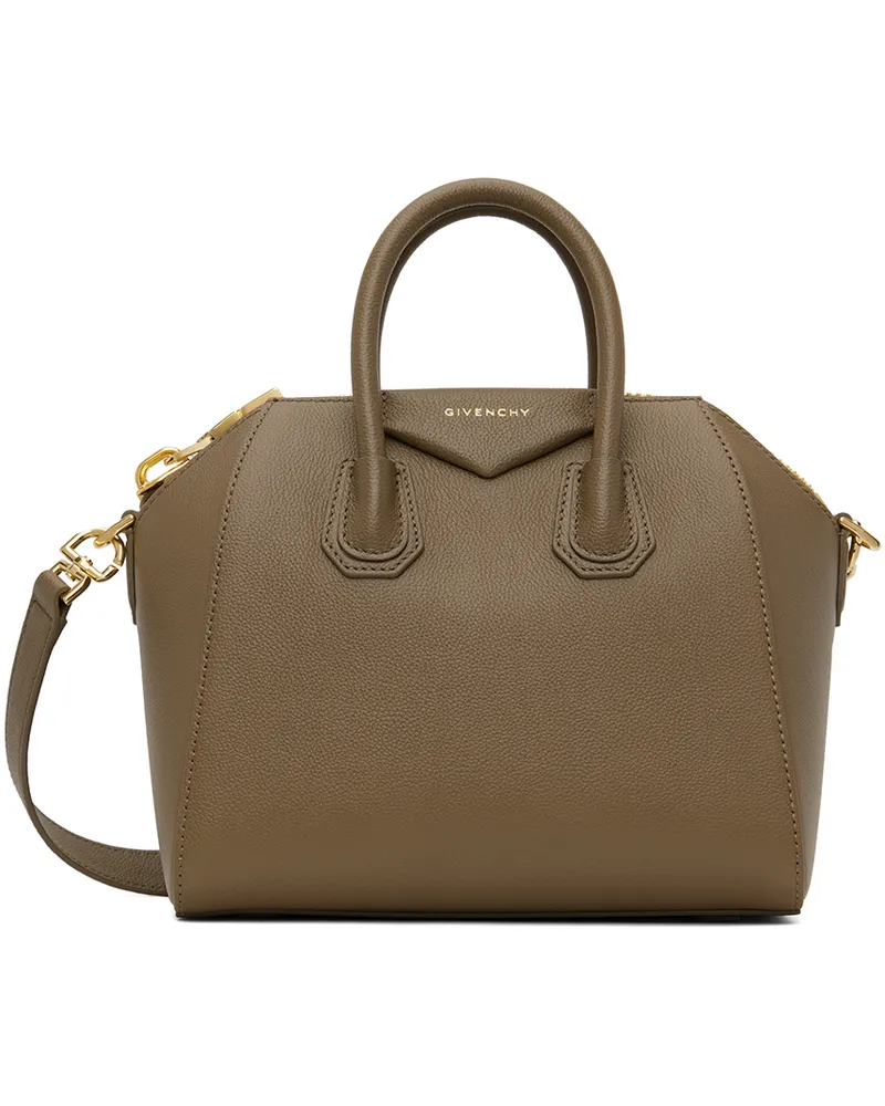 Givenchy Taupe Mini Antigona Bag Taupe