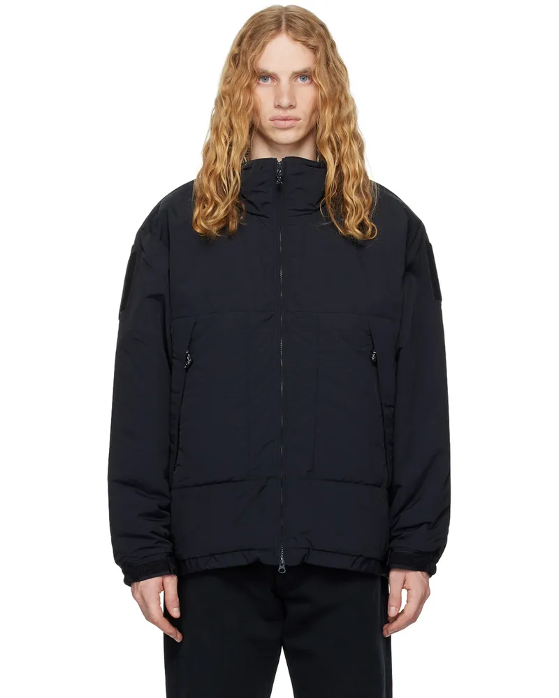 Kaptain Sunshine Black Mil Puffer Jacket Black