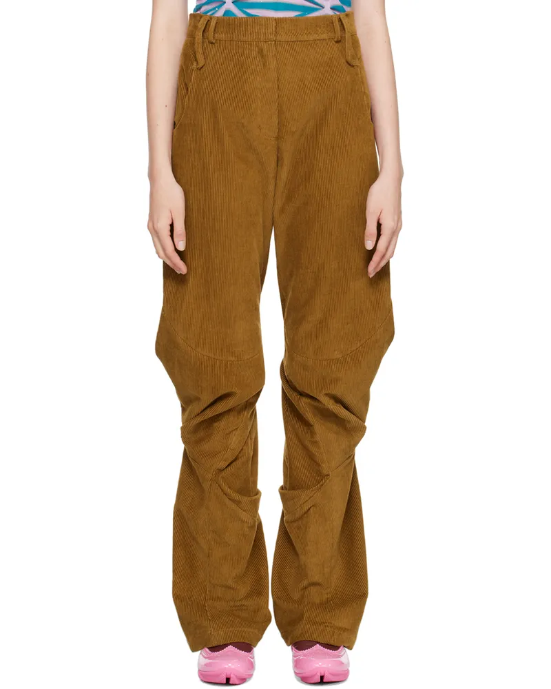 KIKO KOSTADINOV Tan Shikari Trousers Honey