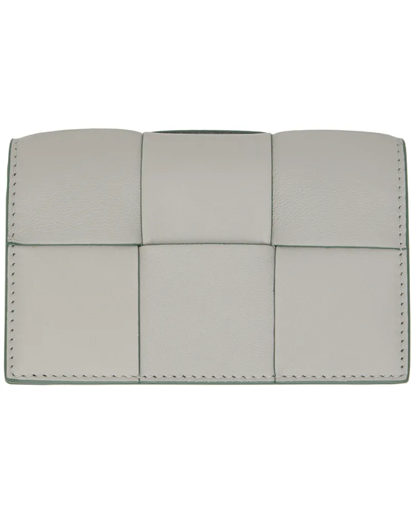 Bottega Veneta Gray Cassette Card Holder 1582
