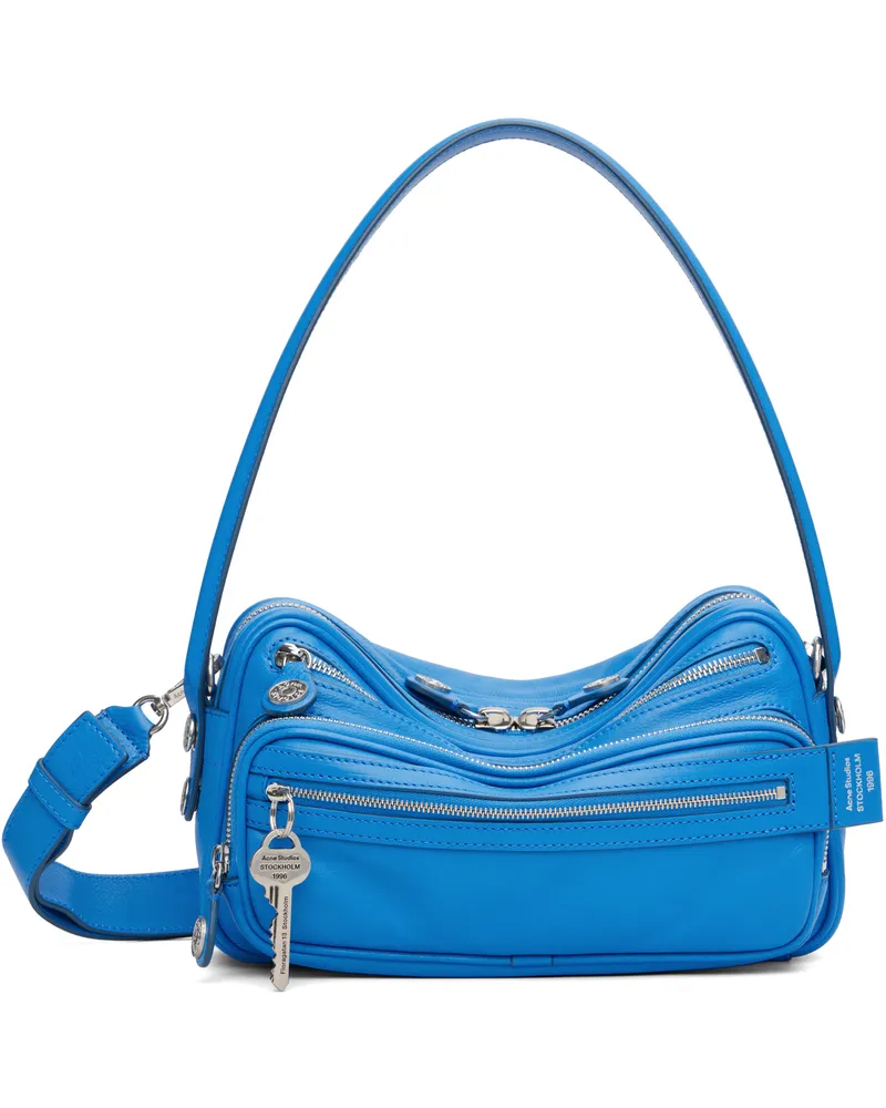 Acne Studios Blue Camero Party Shoulder Bag Dtx