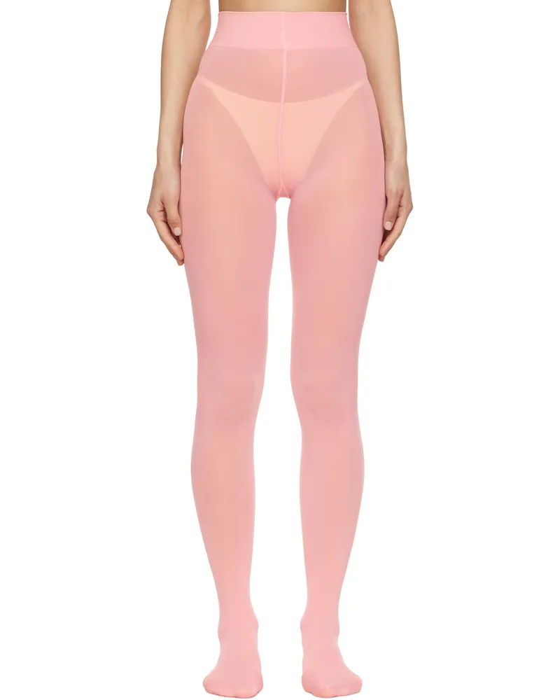 Wolford Pink Velvet de Luxe 66 Tights 3225