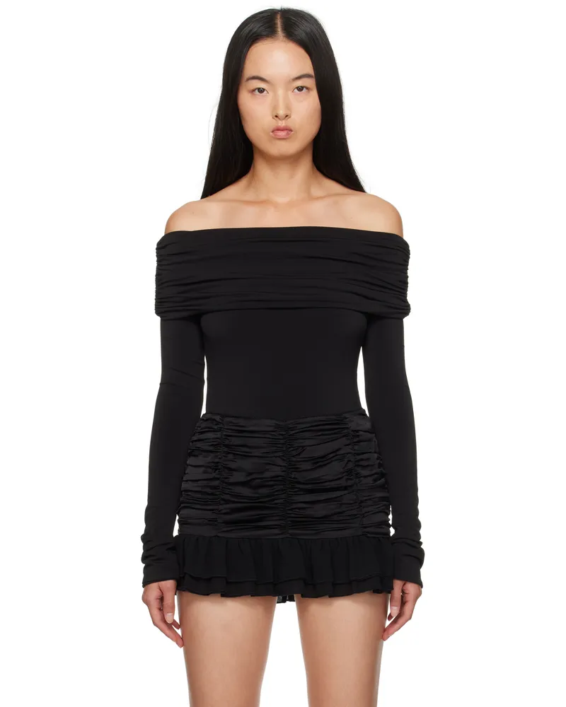 GUIZIO Black Lola Bodysuit Black