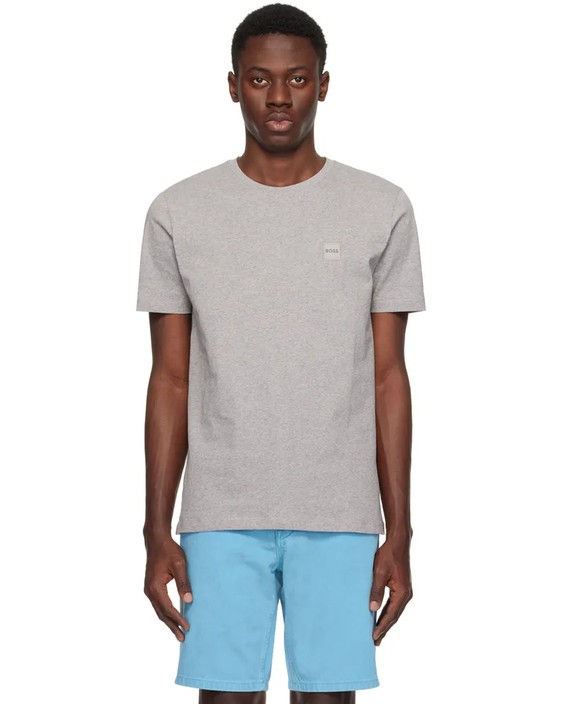 HUGO BOSS Gray Crewneck T-Shirt 051-light
