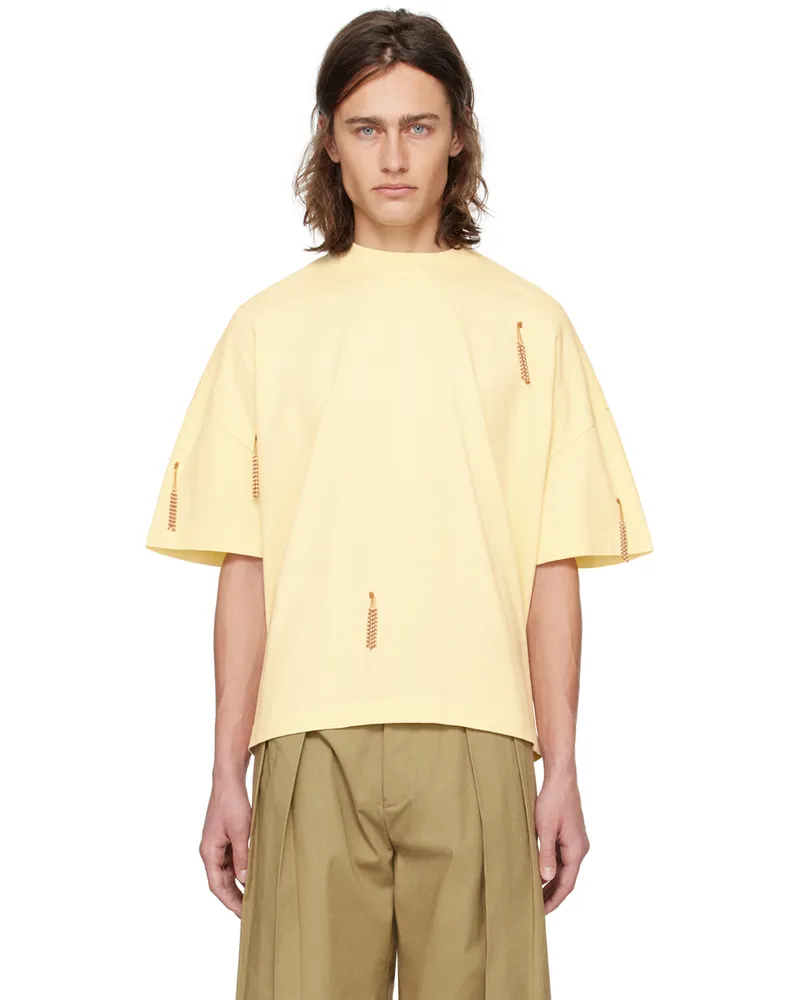 BONSAI Yellow Nappine T-Shirt Almond