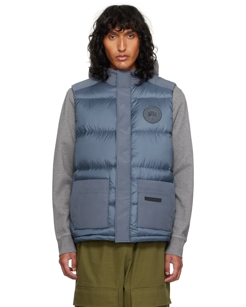 Canada Goose Blue 'Paradigm' Freestyle Down Vest Ozone