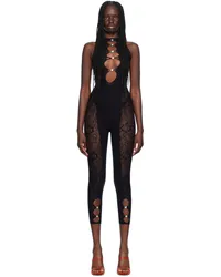 Poster Girl SSENSE Exclusive Black Janice Jumpsuit Black