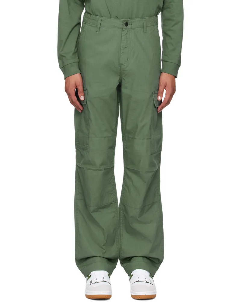 Carhartt WIP Green Regular Cargo Pants 02