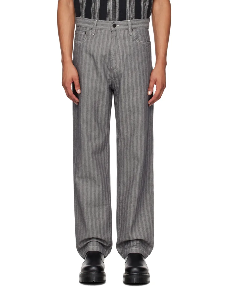 Carhartt WIP Gray Menard Jeans 02