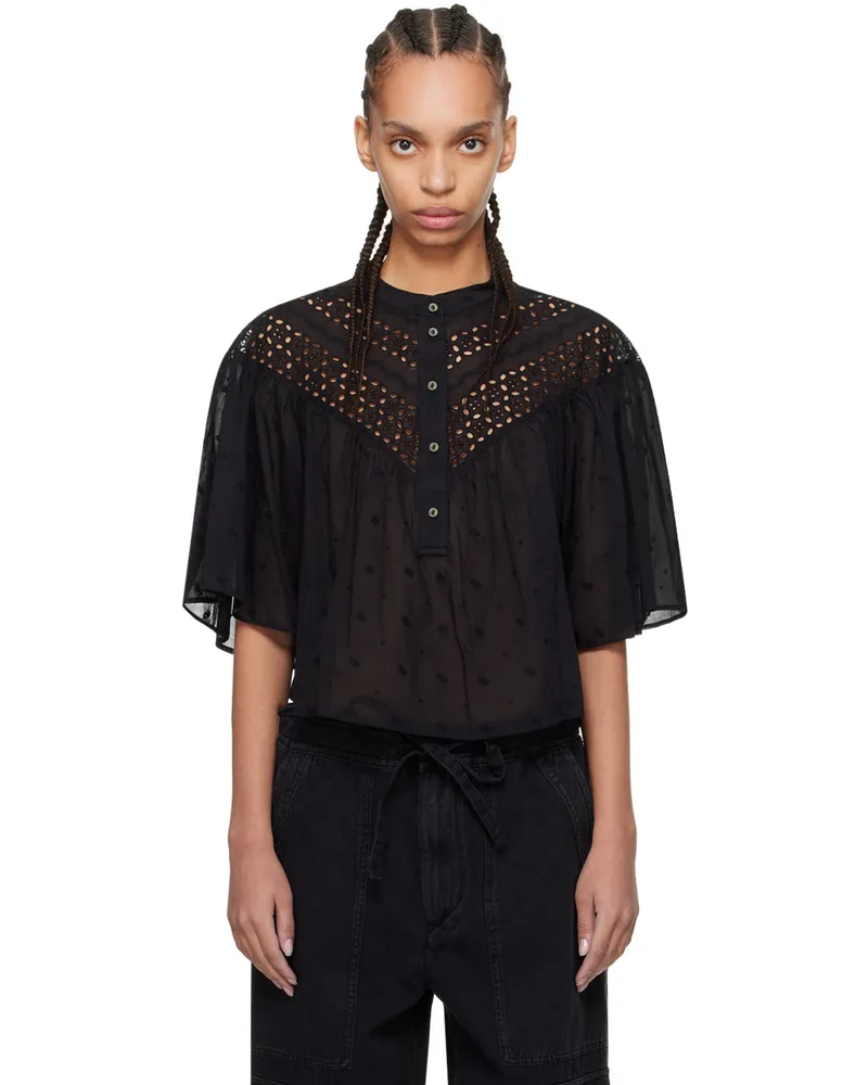 Étoile Isabel Marant Black Safi Blouse 01bk