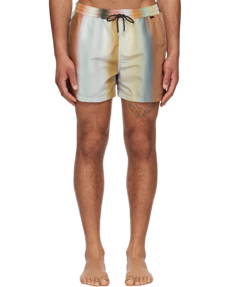 Paul Smith Multicolor Smith Stripe Swim Shorts 92