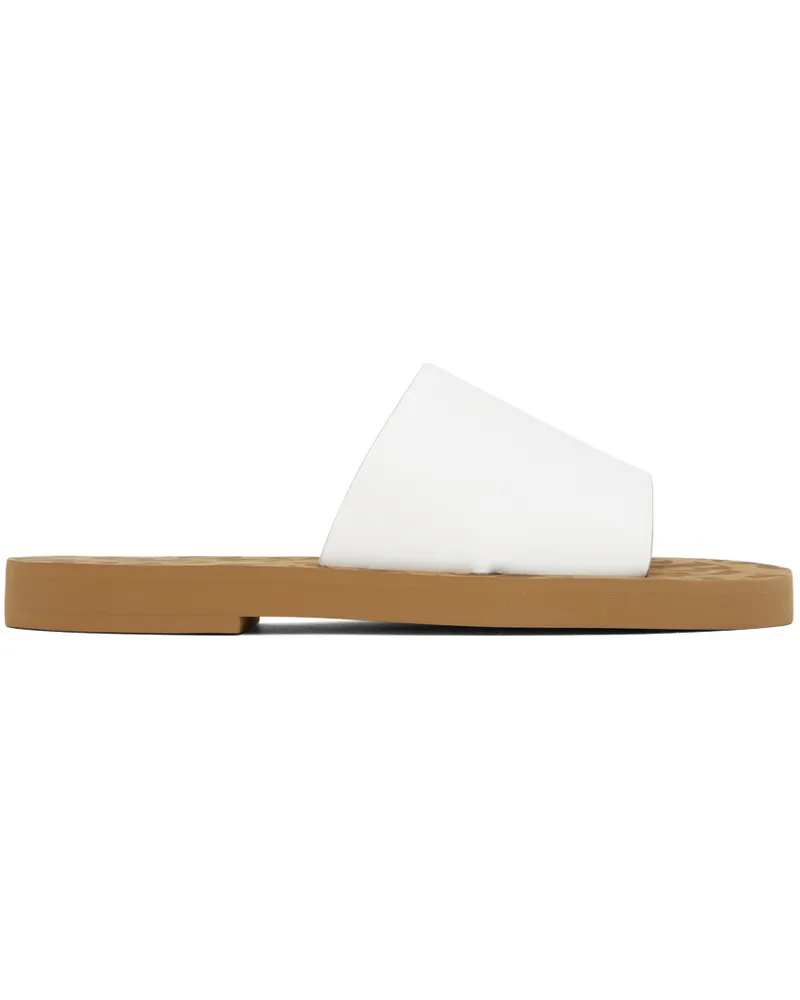 See by Chloé White Essie Slide Mules 100-white