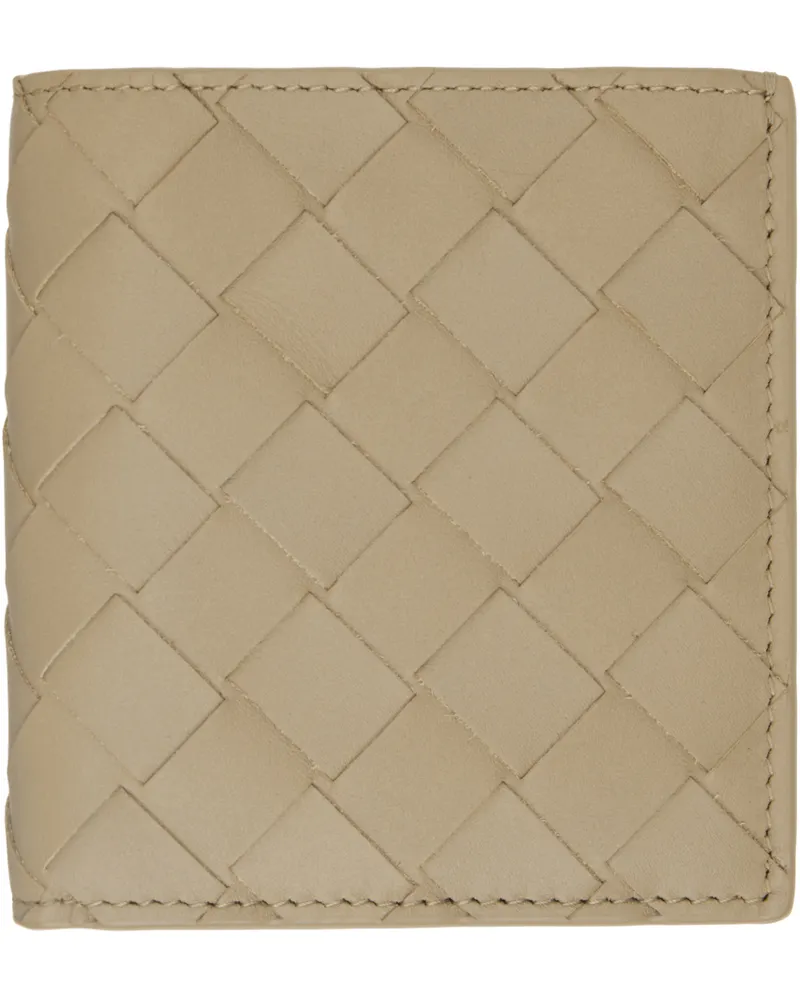 Bottega Veneta Taupe Slim Bifold Wallet 1529