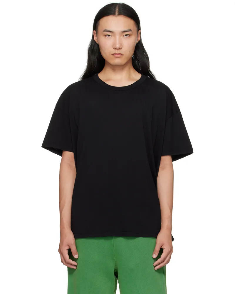 LES TIEN Black Oversized T-shirt Jet