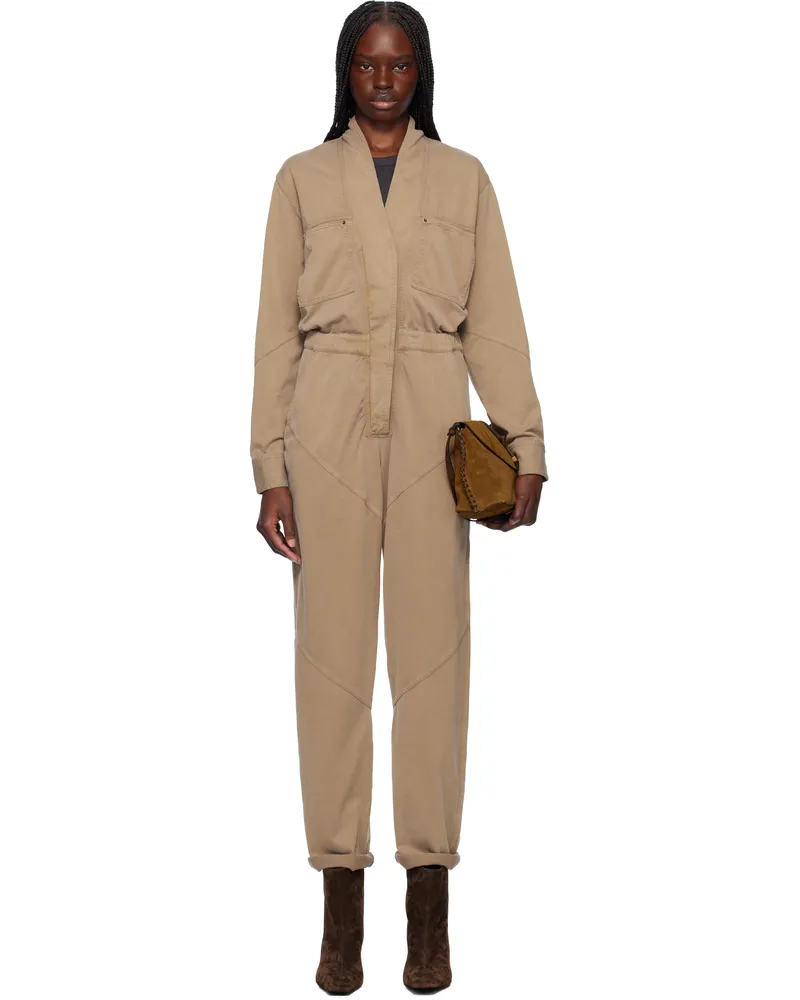 Étoile Isabel Marant Khaki Remady Jumpsuit Khaki