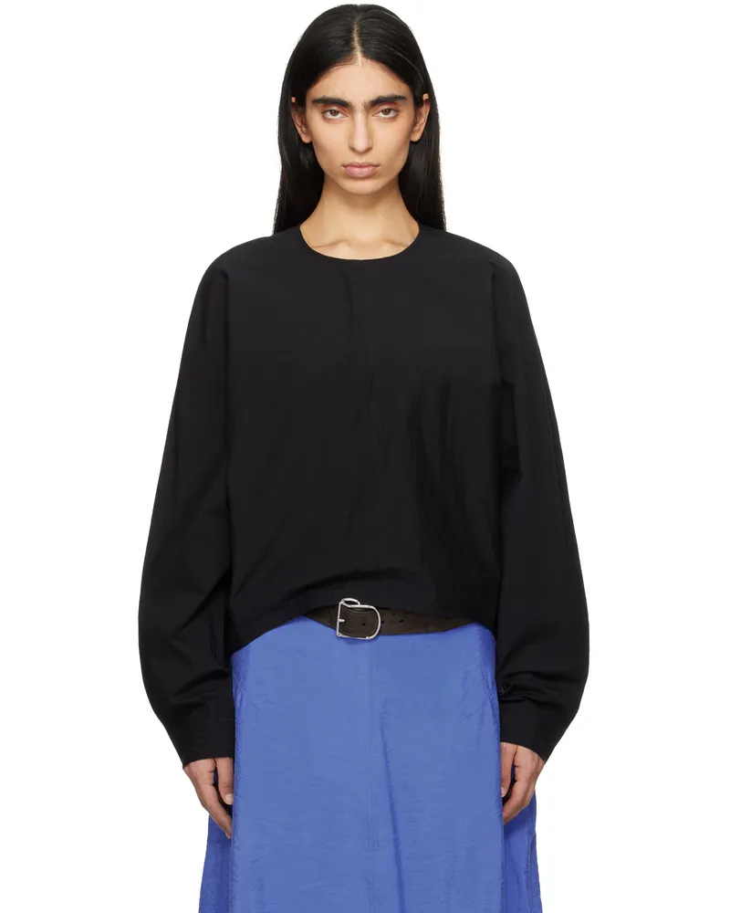 Totême Black Batwing Top Black