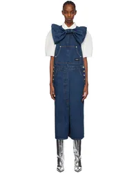 pushBUTTON Blue Ribbon Overalls Blue