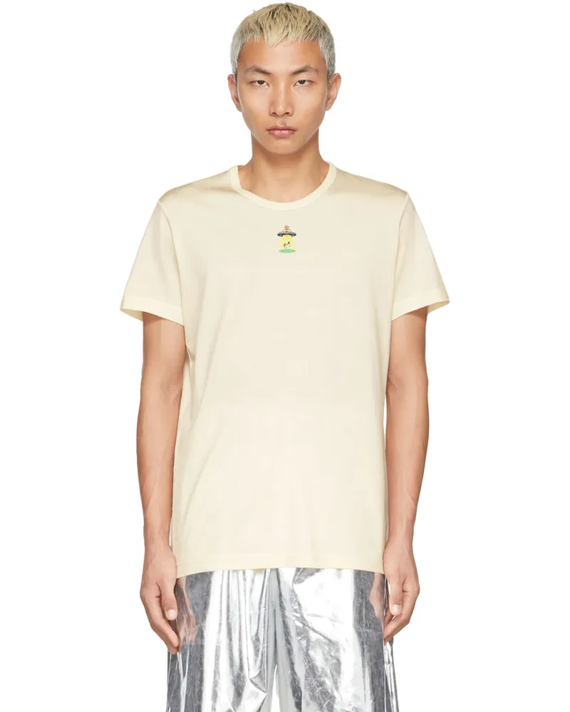 Doublet Off-White Milk Fiber T-Shirt Milk
