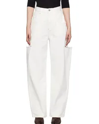 Maison Margiela White Slash Jeans Milk