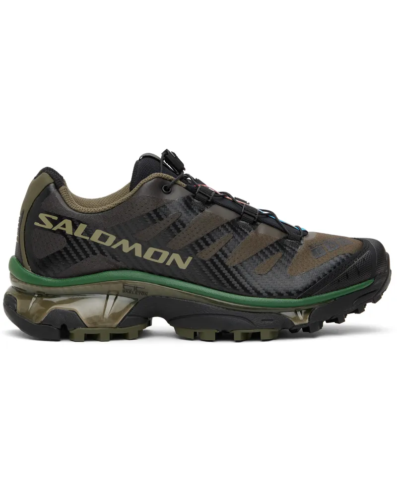 Salomon Khaki & Black XT-4 OG Sneakers Olive