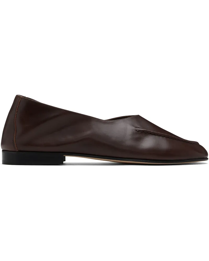HEREU Brown Juliol Loafers Dark