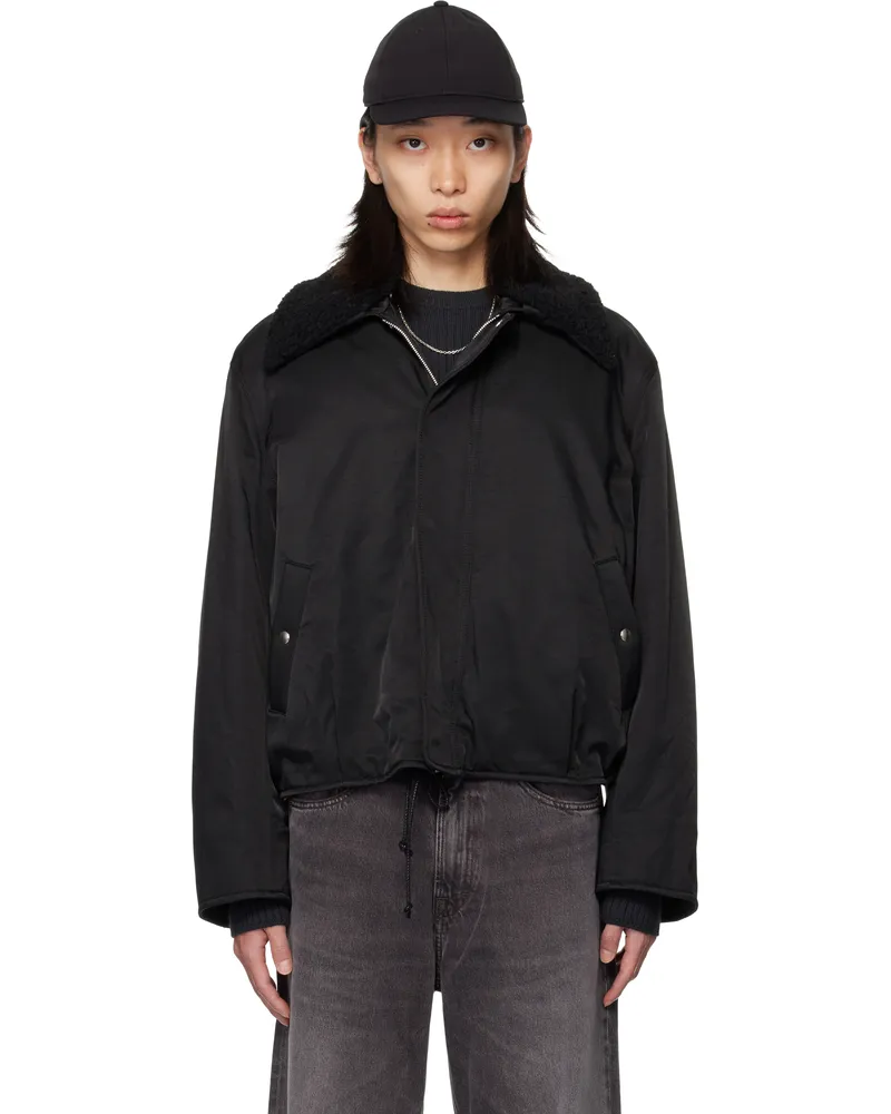 Our Legacy Black Ace Bomber Jacket Black