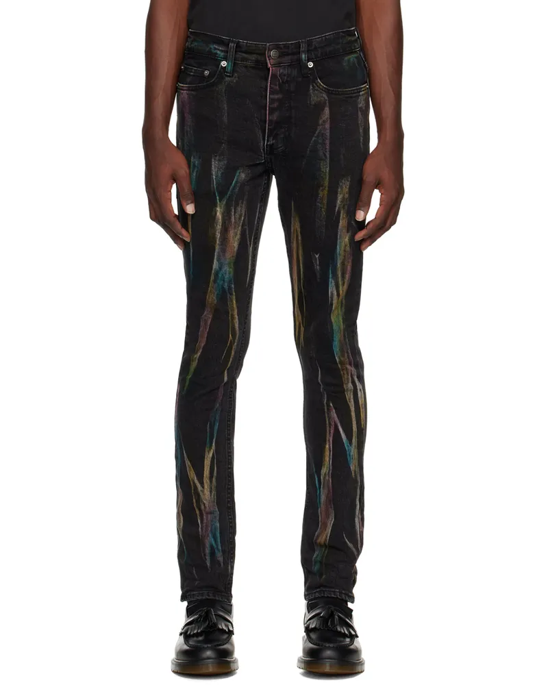 ksubi Black Chitch Refrakt Jeans Black
