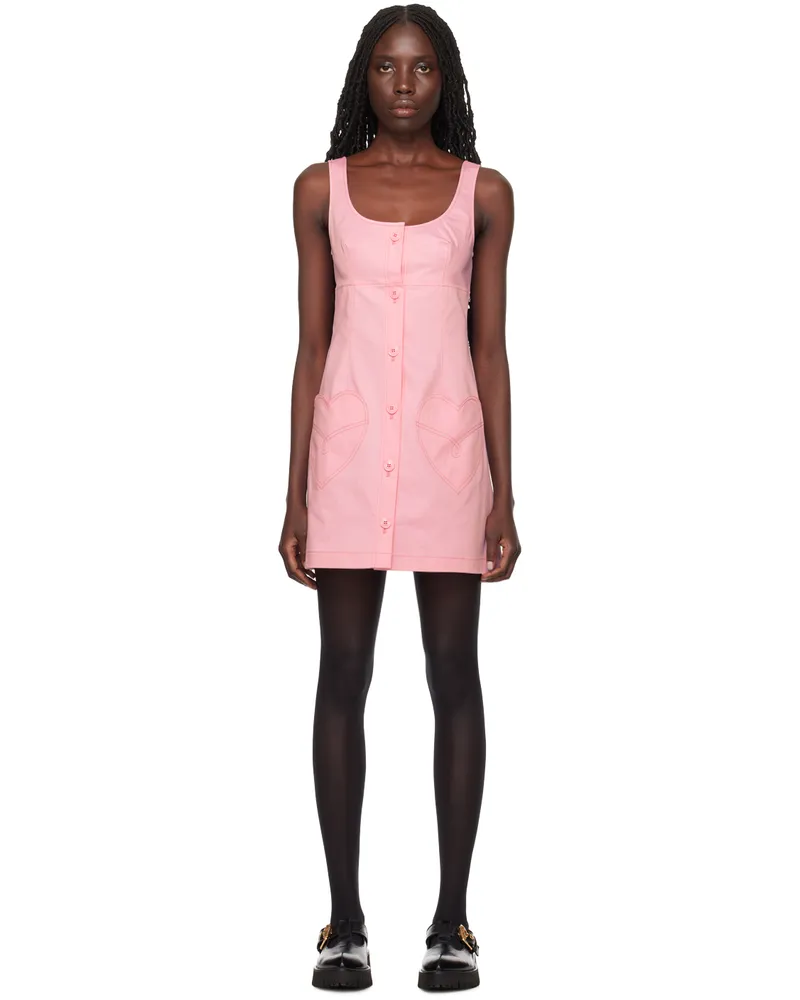 Moschino Pink Pocket Minidress A0222
