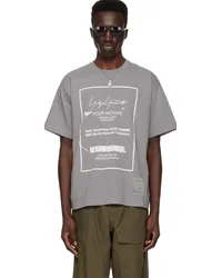 Yohji Yamamoto Gray NEIGHBORHOOD Edition T-Shirt Grey