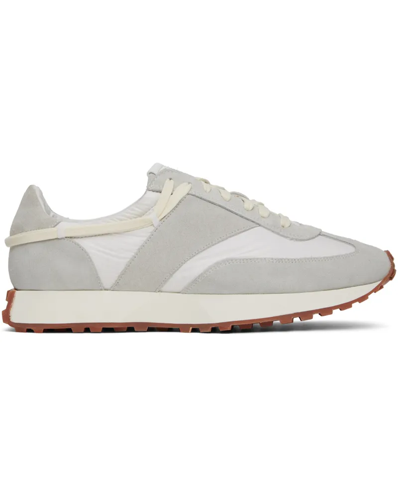 RHUDE Gray Rhude Runner Sneakers White