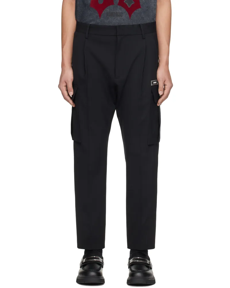 Dsquared2 Black Utility 1 Cargo Pants 900