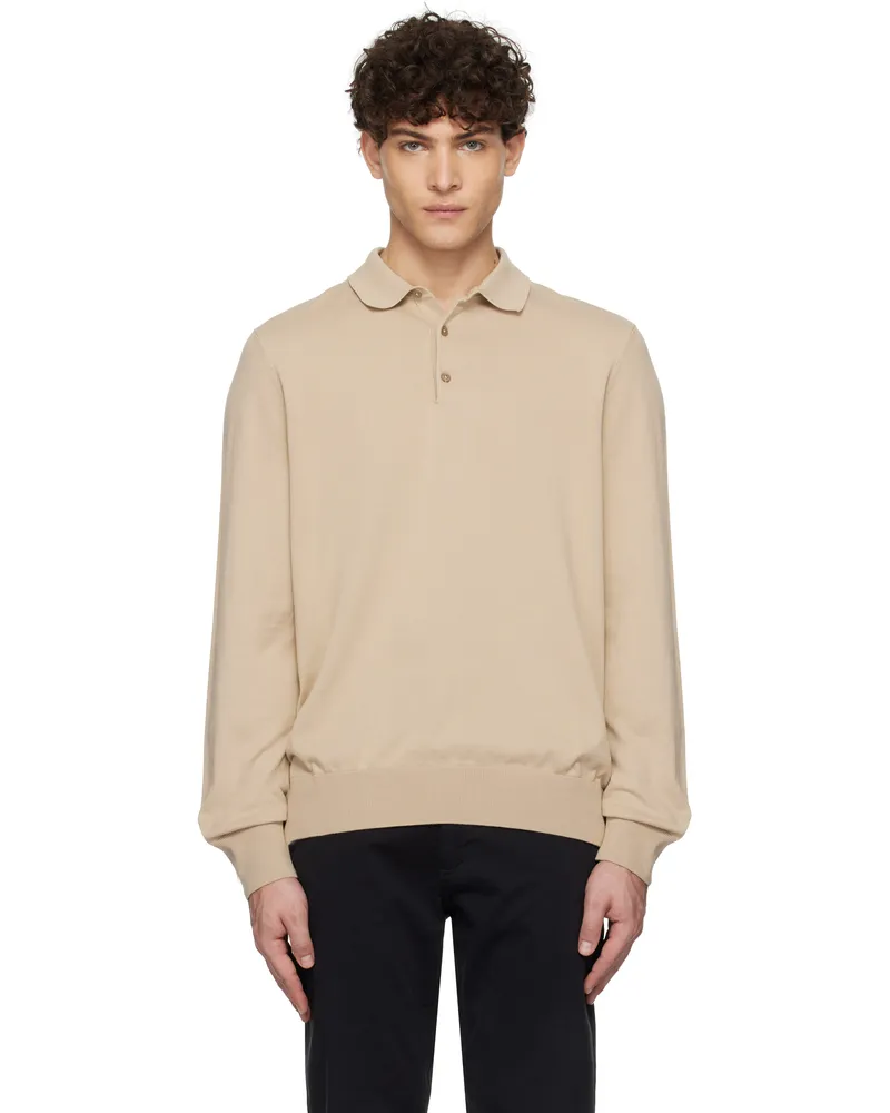 HUGO BOSS Beige Regular-Fit Polo 275-light