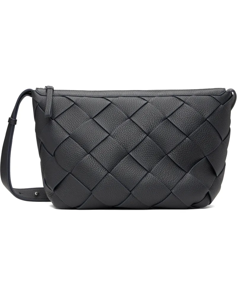 Bottega Veneta Navy Diago Medium Bag Shadow