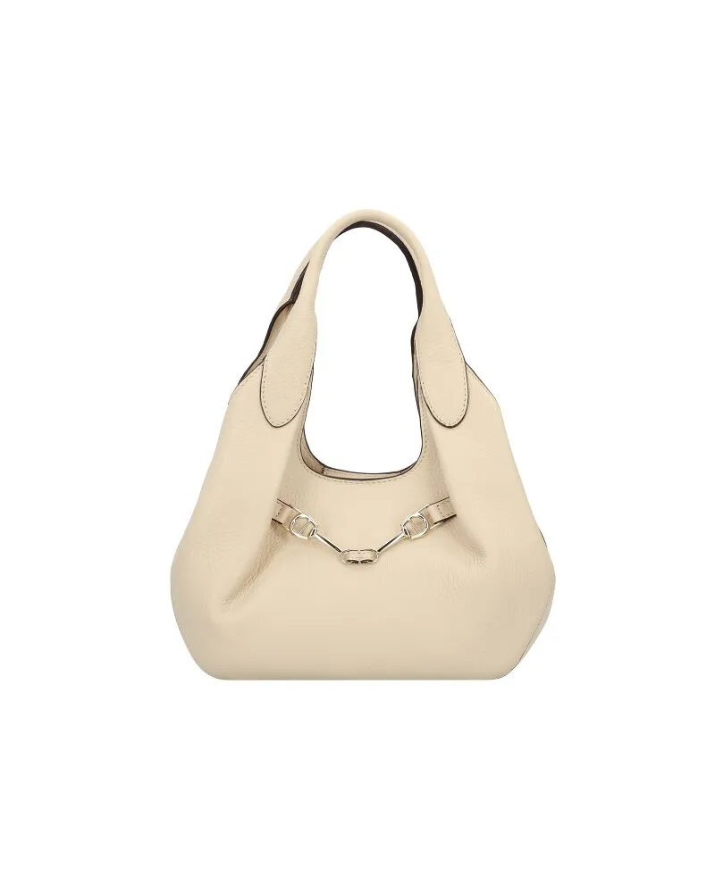 Aigner Joan Handtasche Leder macadamia white Beige