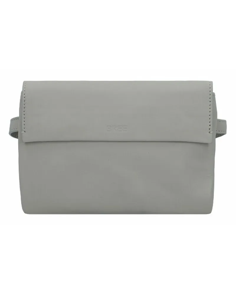 BREE Pure 1 Gürteltasche Leder 19 cm stone Grau