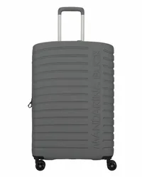 Mandarina Duck Flyduck 4 Rollen Trolley 69 cm mit Dehnfalte smoked pearl Grau