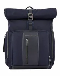 Piquadro Brief 2 Rucksack 42 cm Laptopfach night blue Blau