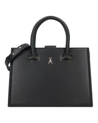 Patrizia Pepe Fly Bamby Handtasche Leder 30 cm nero Schwarz