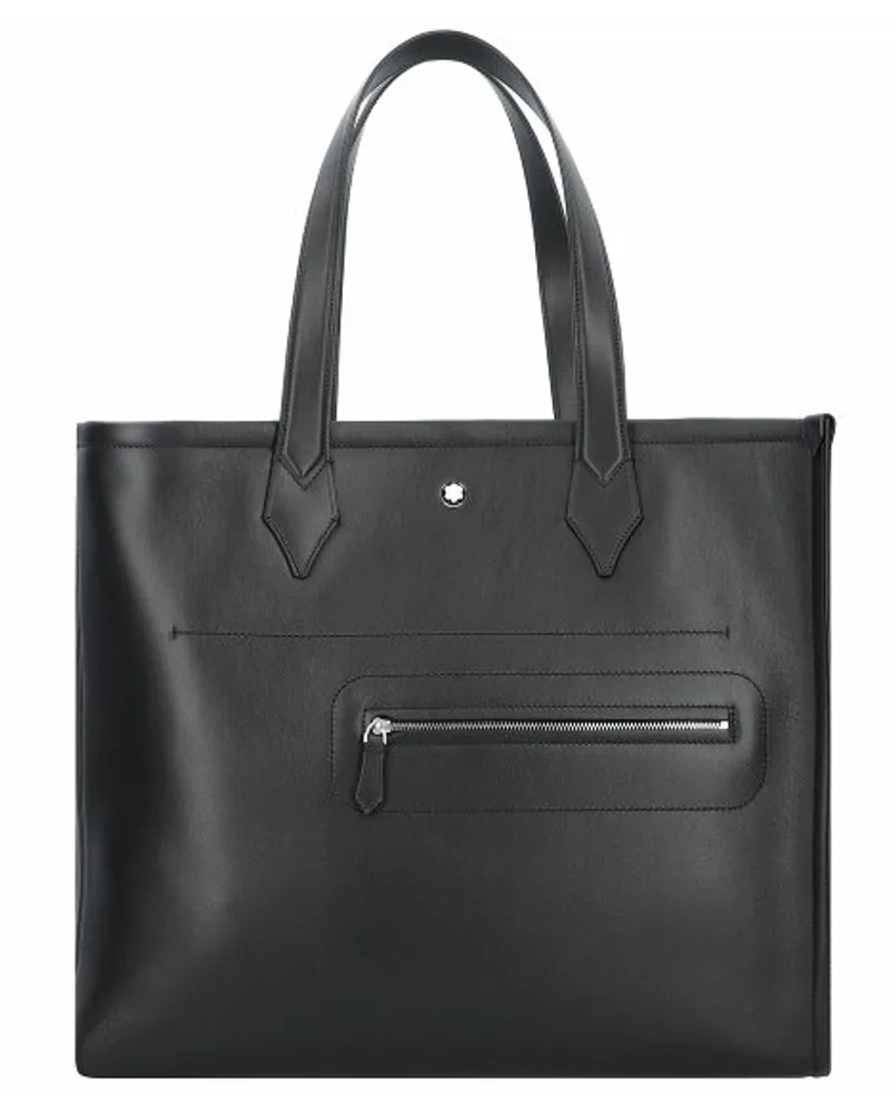 Montblanc Meisterstück Selection Soft Shopper Tasche Leder 41 cm black Schwarz
