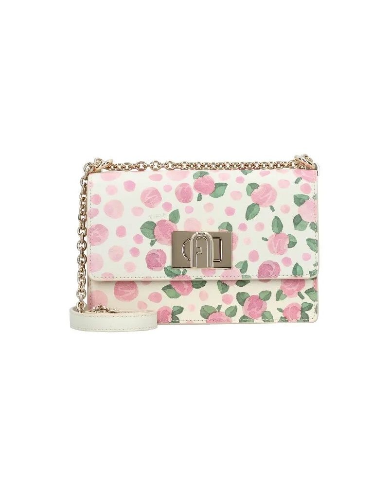 Furla 1927 Schultertasche Leder 20 cm toni azalea Beige