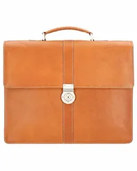 Leonhard Heyden Bergamo Aktentasche Leder 40 cm Laptopfach Braun