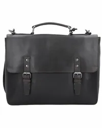 Leonhard Heyden Dakota Aktentasche Leder 40 cm Laptopfach Braun