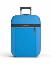 Rollink Aura Cabin faltbarer 2-Rollen Kabinentrolley S 55 cm dive blue Blau