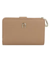 Aigner Zita Geldbörse RFID Leder 14 cm trench beige Braun