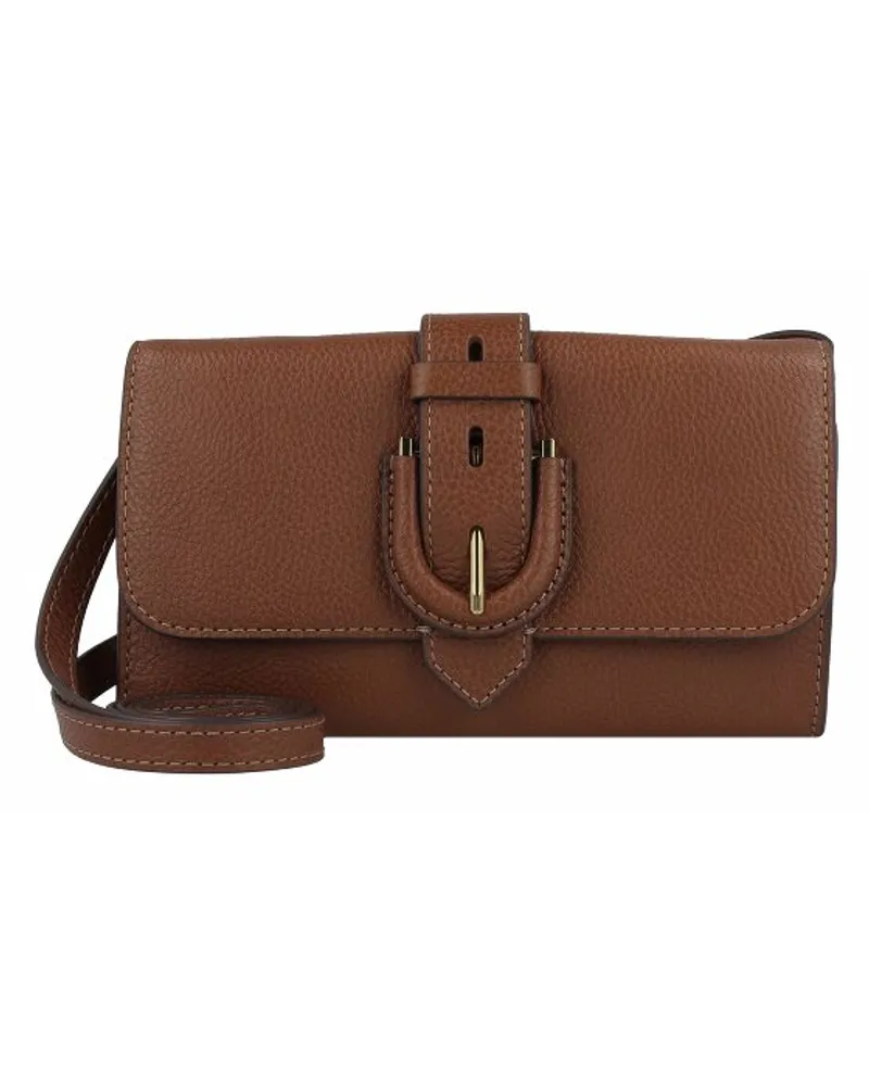 Fossil Harwell Clutch Geldbörse Leder 19 cm medium brown Braun